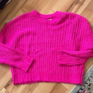 Pink American Eagle Women's Sweater